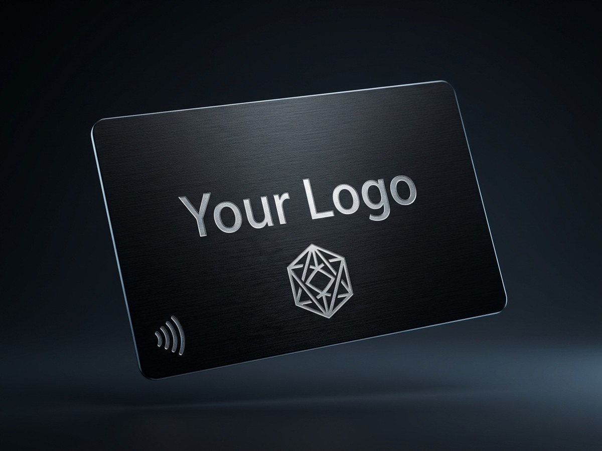 Laser Matte Black Metal Card